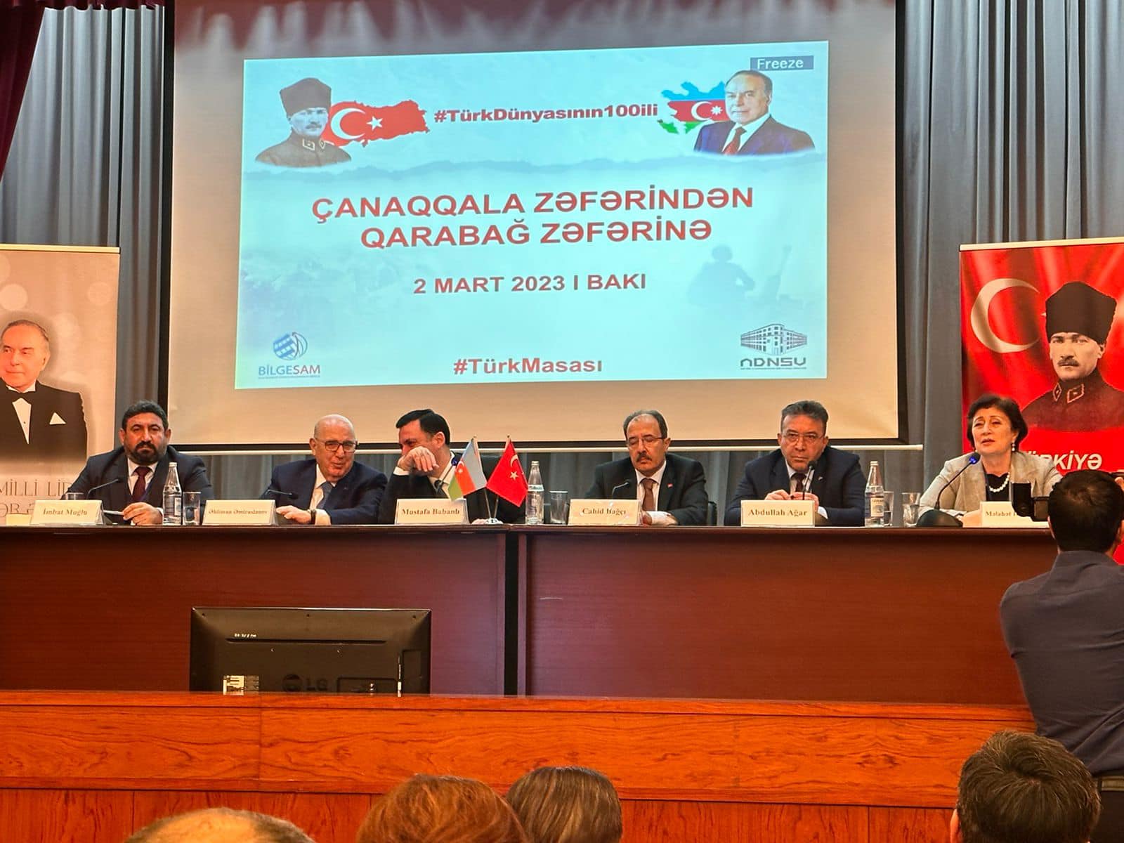 #BİLGESAM Security and Terrorism expert Dr. İmbat Muğlu participated in the "From Çanakkale Victory to Karabakh Victory" event held in Baku.