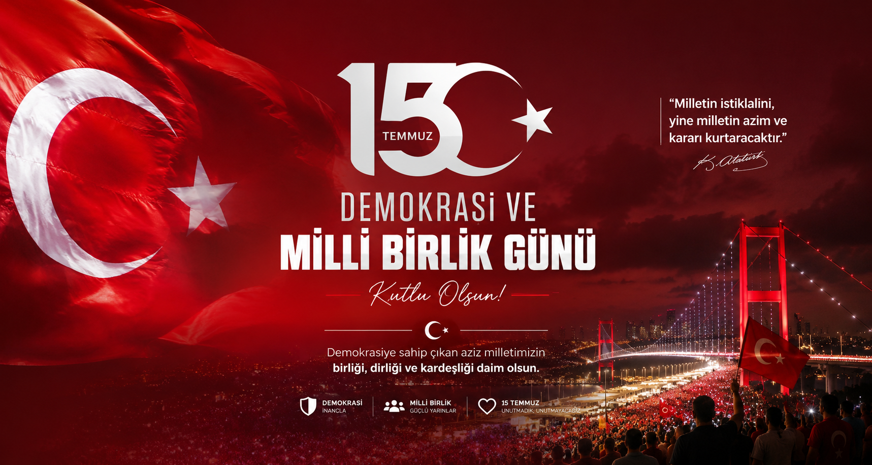 BİLGESAM’dan 15 Temmuz Demokrasi ve Milli Birlik Günü Beyanı